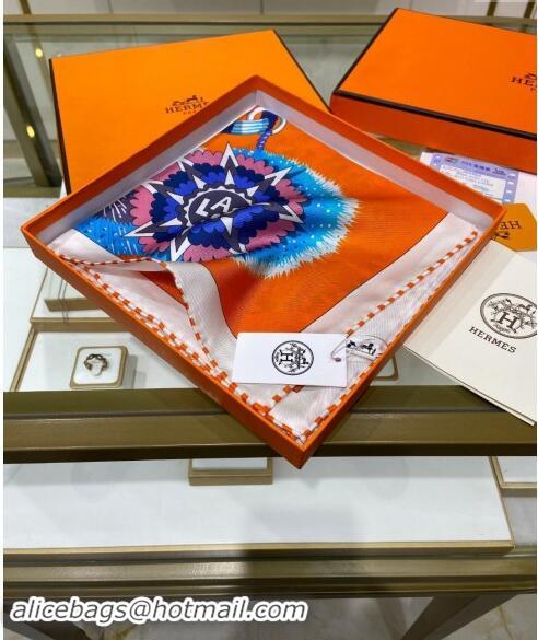 Good Product Hermes Cheval Mascotte Sqaure Scarf 90x90cm 3164 Orange 2024