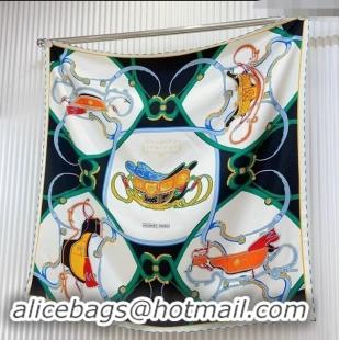 Grade Discount Hermes Springs Remix Sqaure Scarf 90x90cm 3165 Green 2024