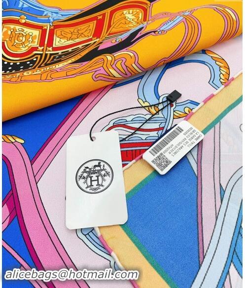 Famous Brand Hermes Springs Remix Sqaure Scarf 90x90cm 3165 Yellow 2024