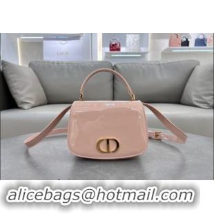 Buy Fashionable Dior Medium 30 Montaigne Avenue Top Handle Bag in Patent Calfskin 6531 Light Pink 2024