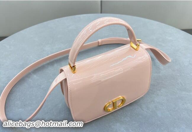 Buy Fashionable Dior Medium 30 Montaigne Avenue Top Handle Bag in Patent Calfskin 6531 Light Pink 2024