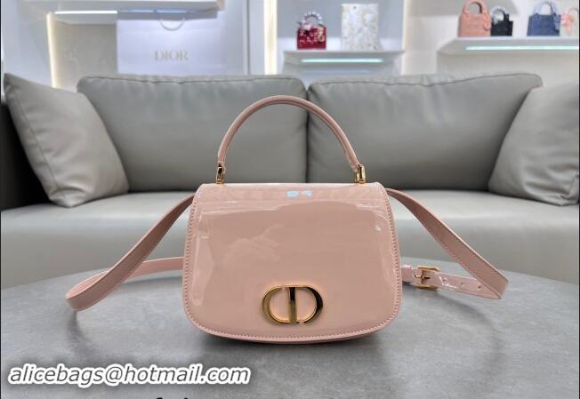 Buy Fashionable Dior Medium 30 Montaigne Avenue Top Handle Bag in Patent Calfskin 6531 Light Pink 2024