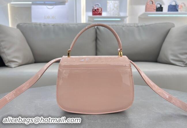 Buy Fashionable Dior Medium 30 Montaigne Avenue Top Handle Bag in Patent Calfskin 6531 Light Pink 2024