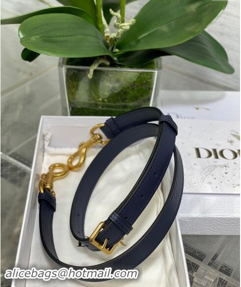 Unique Discount Dior Medium Saddle Bag with Strap in Oblique Canvas 1038 Blue 2024