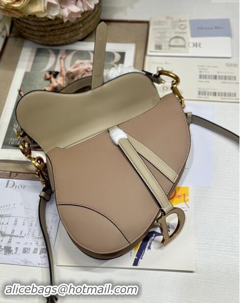 Market Sells Dior Medium Saddle Bag with Strap in Grained Calfskin 1040 Biscuit Beige/Beige 2024