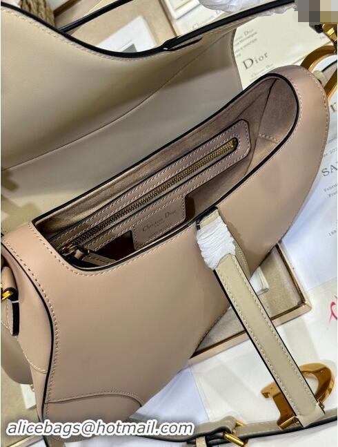 Market Sells Dior Medium Saddle Bag with Strap in Grained Calfskin 1040 Biscuit Beige/Beige 2024