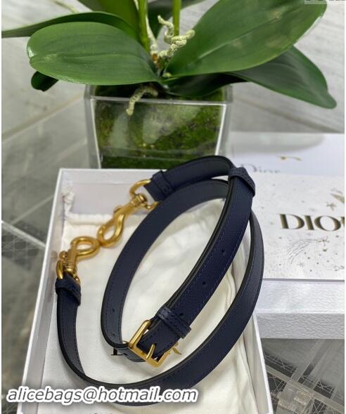 Affordable Price Dior Mini Saddle Bag with Strap in Oblique Canvas 1041 Blue 2024