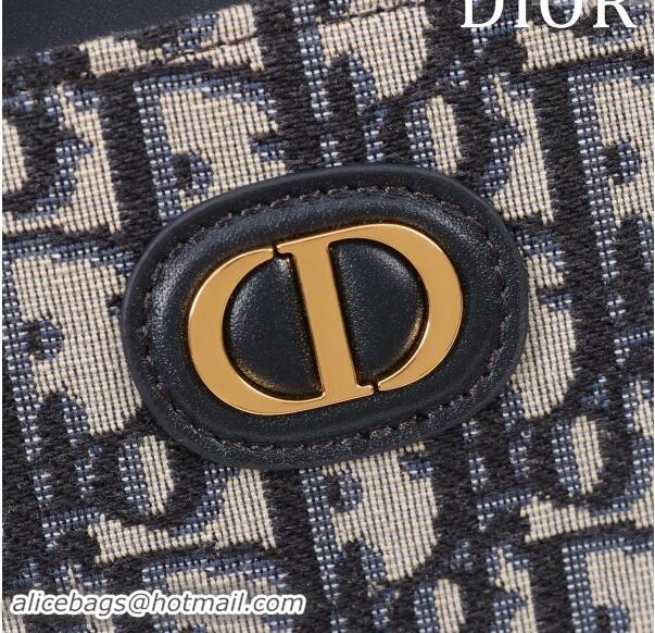 Buy Discount Dior 30 Montaigne Doctor Top Handle Bag in Oblique Canvas 3302 Blue 2024