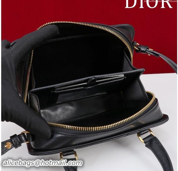 Buy Cheap Dior 30 Montaigne Doctor Top Handle Bag in Macrocannage Calfskin 3302 Black 2024