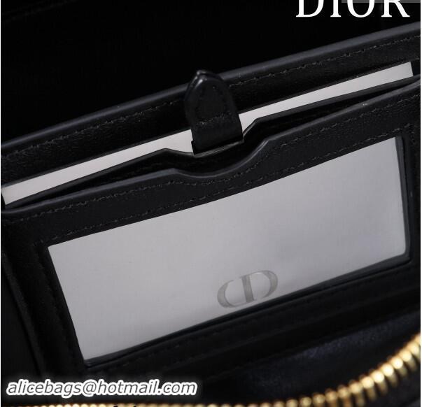 Buy Cheap Dior 30 Montaigne Doctor Top Handle Bag in Macrocannage Calfskin 3302 Black 2024