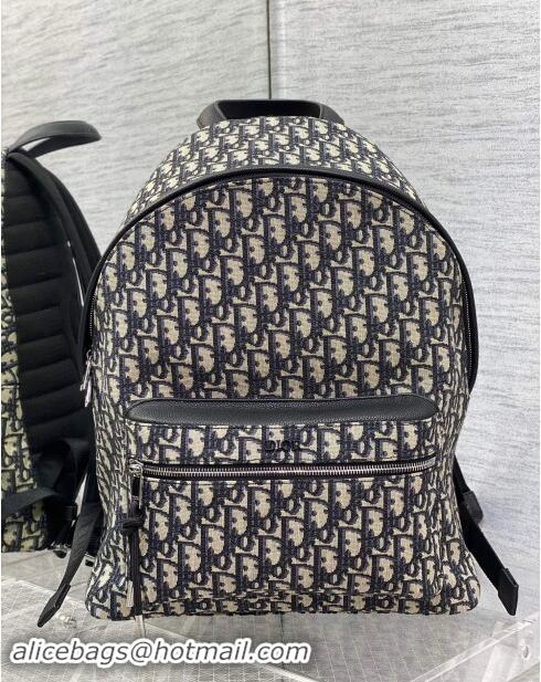 Top Design Dior Rider Backpack in Dior Oblique Jacquard 9037 Beige/Black 2024