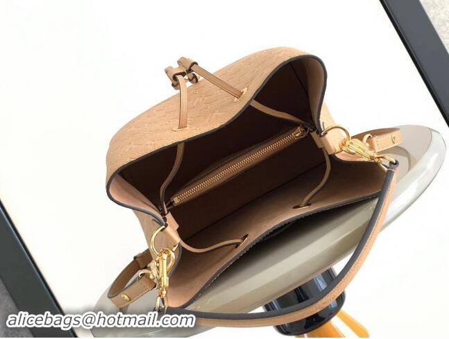 Well Crafted Louis Vuitton NeoNoe MM Bucket Bag in Monogram Embossed Leather M11815 Brown 2024