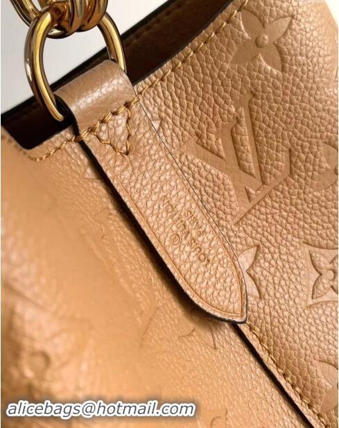 Well Crafted Louis Vuitton NeoNoe MM Bucket Bag in Monogram Embossed Leather M11815 Brown 2024