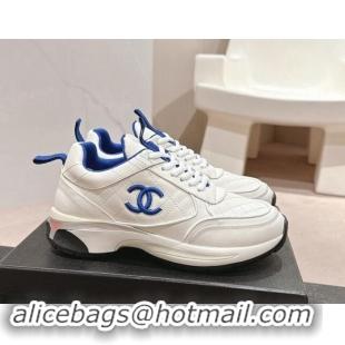 Cheap Price Chanel Quilted Calfskin Sneakers White 1016104