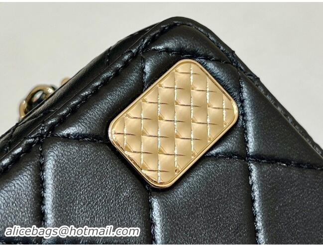 Traditional Discount Chanel Lambskin Camera Bag AS4817 Black 2024 Top Quality