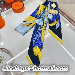 Well Crafted Hermes Silk Bandeau Scarf 5x86cm 040703 Yellow 2024