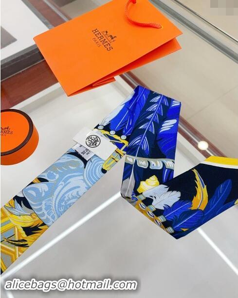 Well Crafted Hermes Silk Bandeau Scarf 5x86cm 040703 Yellow 2024