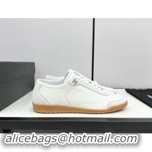 Shop Cheap Chanel Calfskin & Suede Sneakers White 1017001