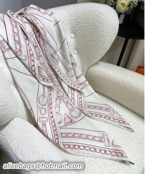 Super Quality Hermes Effet Kaleidoscope Cashmere Silk Shawl 140cm H1090 Grey 2024