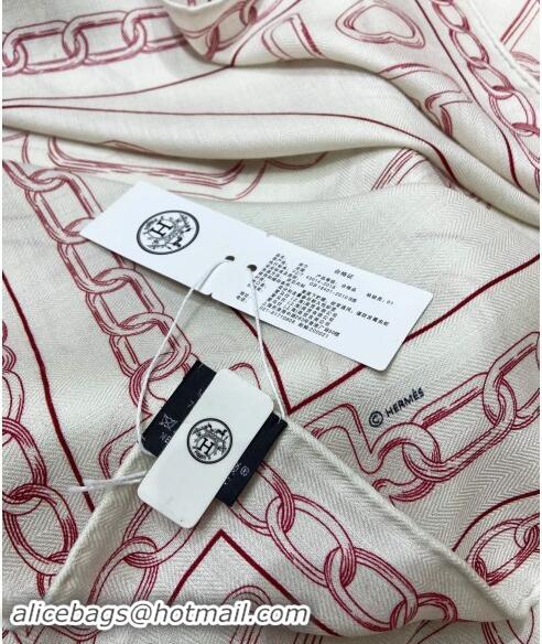 Super Quality Hermes Effet Kaleidoscope Cashmere Silk Shawl 140cm H1090 Grey 2024