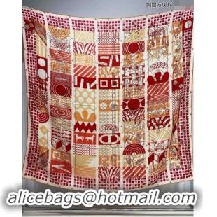 Low Price Hermes Twilly au Bloc Liste Vernie Cashmere Shawl Scarf 140cm H1093 Red 2024