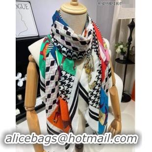 Top Quality Hermes Cashmere Long Scarf 110x200cm 0913 Orange 2024