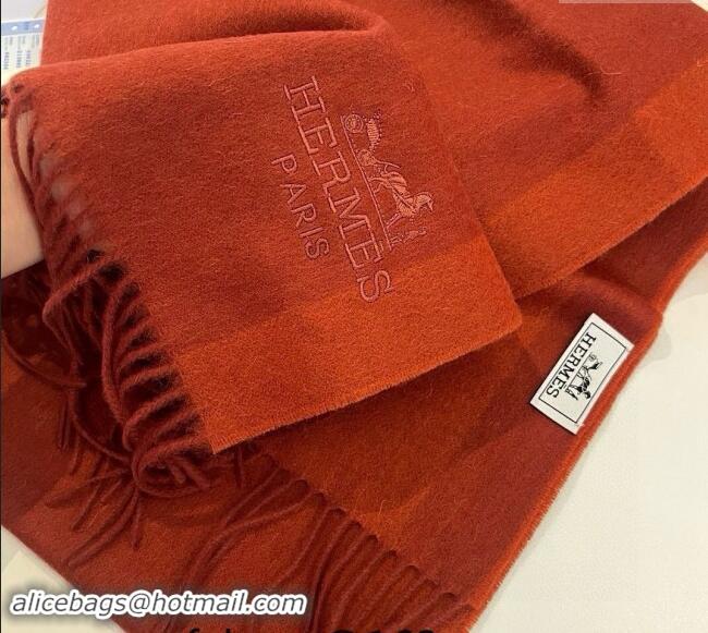 Most Popular Hermes Cashmere Long Scarf 30x180cm 1021001 Red 2024