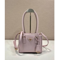 Buy Discount Prada Galleria Saffiano leather mini-bag 1BA906 Alabaster Pink 2024