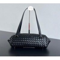 Grade Quality Bottega Veneta Let's Go Long Foldable Shoulder bag 796258 Black 2024