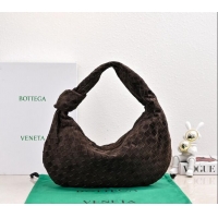 Market Sells Bottega Veneta Small Jodie Hobo in Intrecciato Suede 600261 Fondant Brown 2024