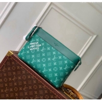 Promotional Louis Vuitton Pochette Voyage Souple Pouch in Monogram Heritage Canvas M12665 Green 2024