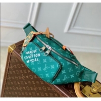 Reasonable Price Louis Vuitton Rush Bumbag Belt Bag in Green Monogram Heritage Canvas M12867 2024