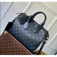 Unique Grade Louis Vuitton Speedy Soft 30 bag in Black Monogram Eclipse Canvas M21108 2024