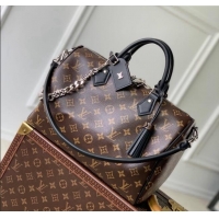 Best Price Louis Vuitton Speedy Soft 30 Dark Bag Monogram Black Canvas M12243 2024