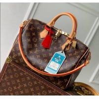 Top Design Louis Vuitton Speedy Soft 30 Crafty Bag Monogram Red Canvas M11945 2024