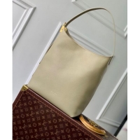 Promotional Louis Vuitton Low Key Hobo MM Bag in Grained Calfskin M24988 Clay Green 2024