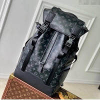 Top Quality Louis Vuitton Mens Getaway Backpack bag in Monogram Eclipse Canvas M46792 Black 2024