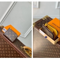 Trendy Design Louis Vuitton Noa Compact Wallet in Monogram Canvas M83664 Jaune d'or Yellow 2024