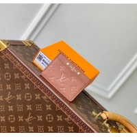 Top Grade Louis Vuitton Card Holder Wallet in Monogram Empreinte Leather M83678 Cognac Brown 2024