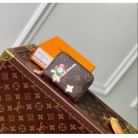 Pretty Style Louis Vuitton Zippy Coin Purse Wallet in Vivienne Print Monogram Canvas M12210 2024 Candy Factory Collectio