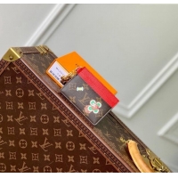 New Design Louis Vuitton LV Charms Card Holder Wallet in Vivienne Print Monogram Canvas M12215 2024 Candy Factory Collec