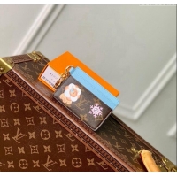 Promotional Louis Vuitton LV Charms Card Holder Wallet in Vivienne Print Monogram Canvas M12227 2024 Candy Factory Colle