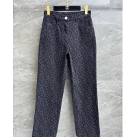 Big Discount Chanel Bloom Denim Jeans Pants 1108 Black 2024