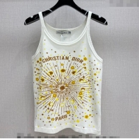 Super Quality Dior Sparkle Vest 1108 White 2024