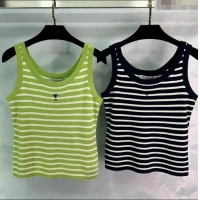 ​Top Quality Dior Striped Vest 1108 Green/Black 2024