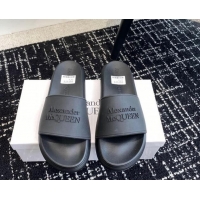 Top Grade Alexander McQueen TPU Slide Sandals All Black 430121