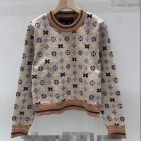 Best Quality Louis Vuitton Monogram Sweater LV1108 Beige 2024