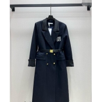 ​Reasonable Price Dior Miss Dior Long Coat 1108 Black 2024