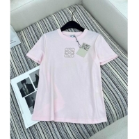 Reasonable Price Loewe Logo T-Shirt 1108 Pink 2024