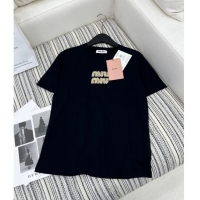 ​Trendy Design Miu Miu T-Shirt 1108 Black 2024